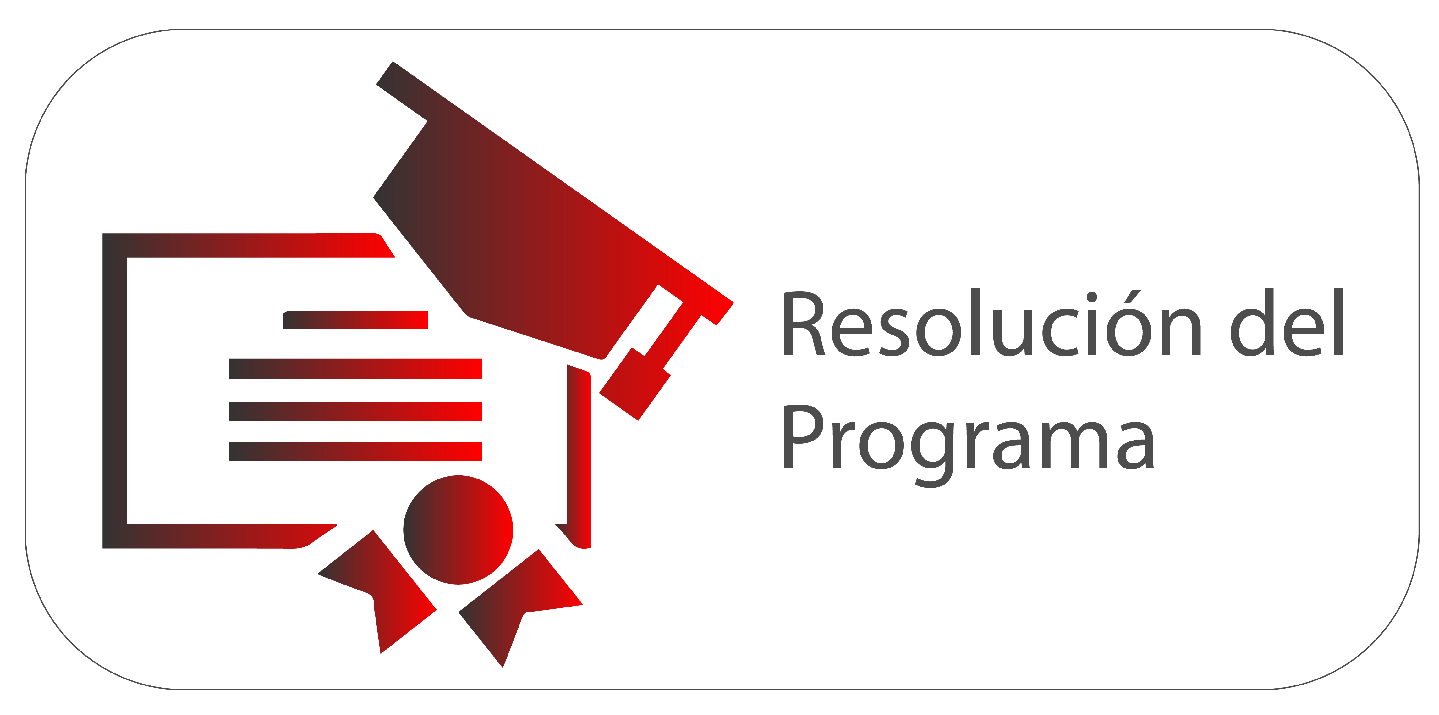 Resolución del programa
